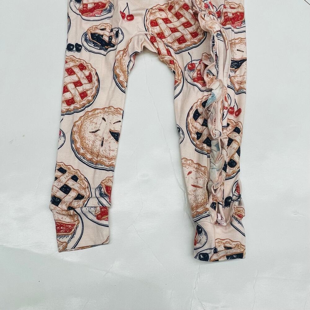 NWT Pink Chicken 12/18M Grandmas Pie PJ Romper - Picture 4 of 4